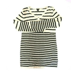 🍁 3/$15 H&M Striped Long Sleeves Thin Knit Sweater Small